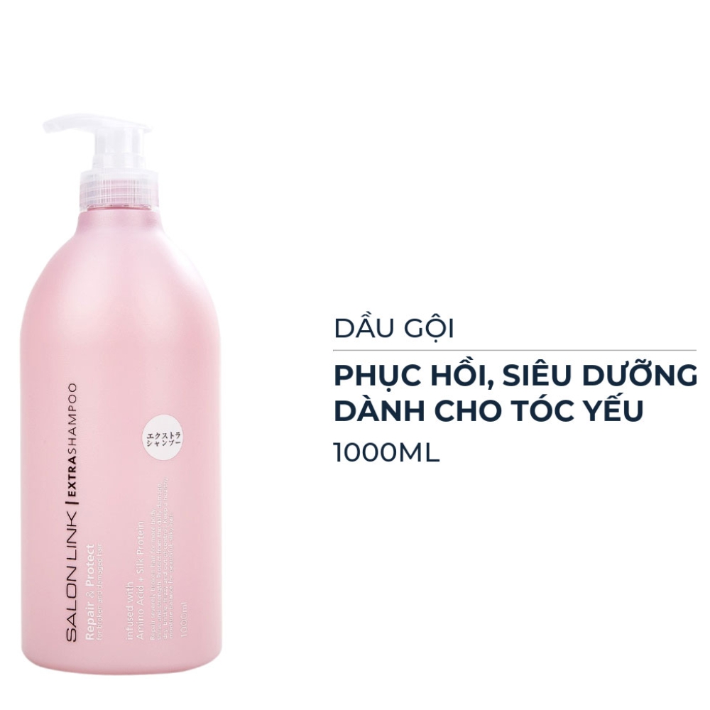Dầu gội Kumano Salon Link phục hồi dành cho tóc yếu 1000ml