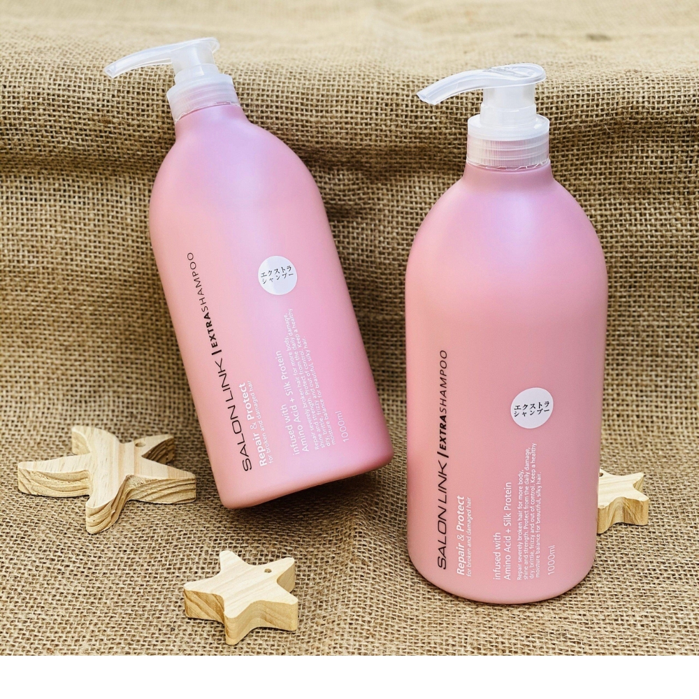 Dầu gội Kumano Salon Link phục hồi dành cho tóc yếu 1000ml