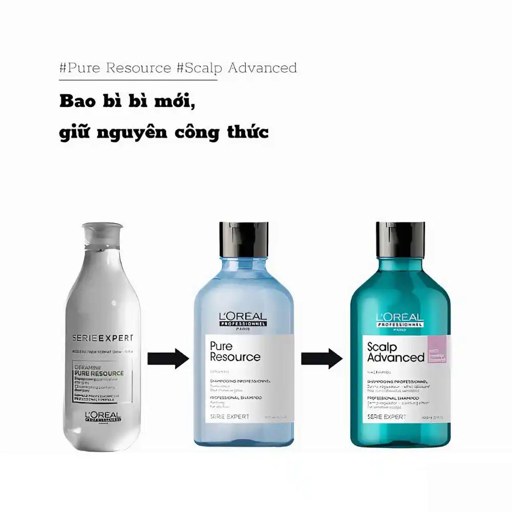 Dầu gội L'Oréal Professionnel giảm dầu, giảm bết tóc 300ml