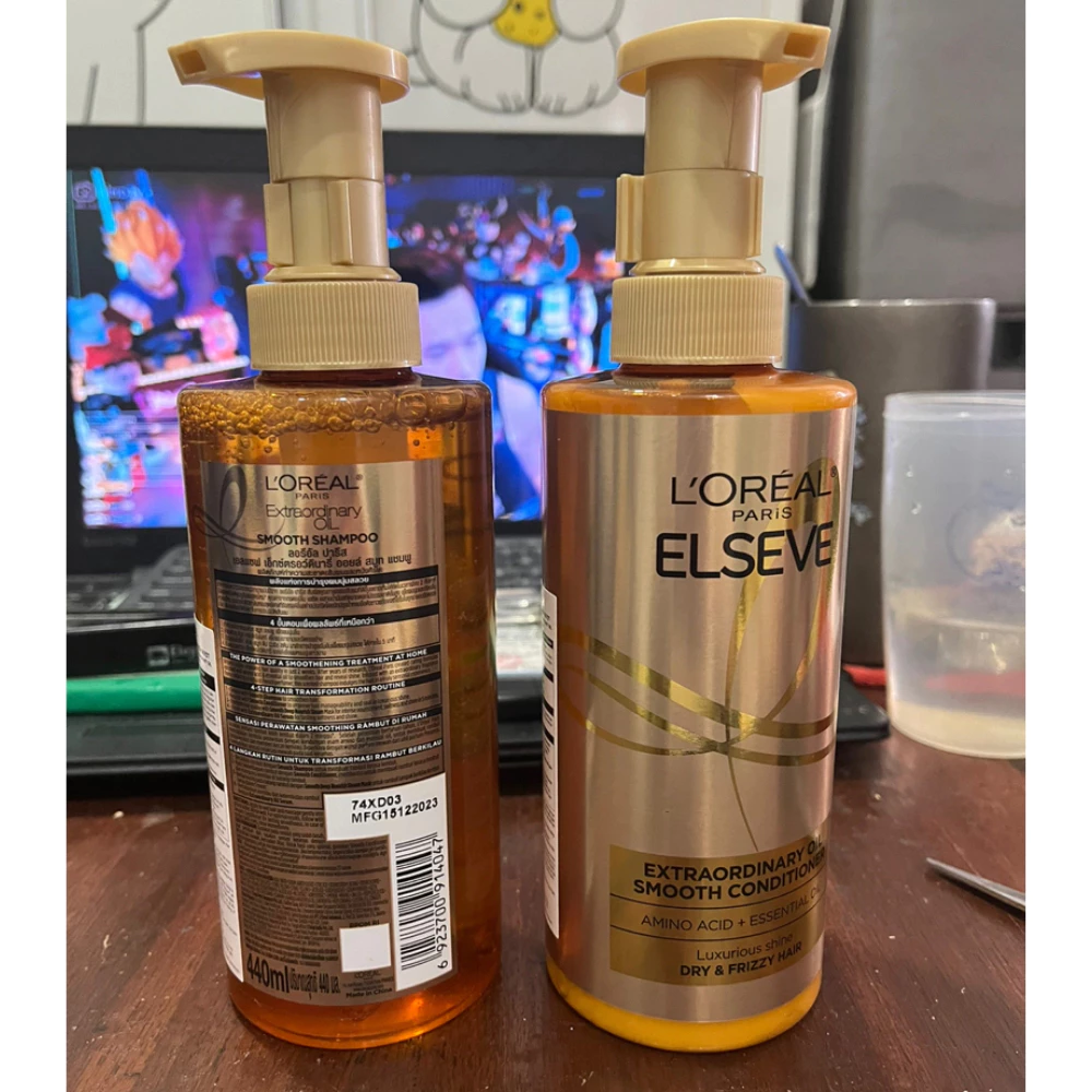 Dầu gội L'Oreal Paris dưỡng tóc suôn mượt tóc cao cấp 440ml