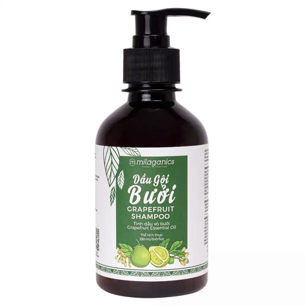 Dầu gội Milaganics tinh dầu Bưởi kích thích mọc tóc 250ml/500ml