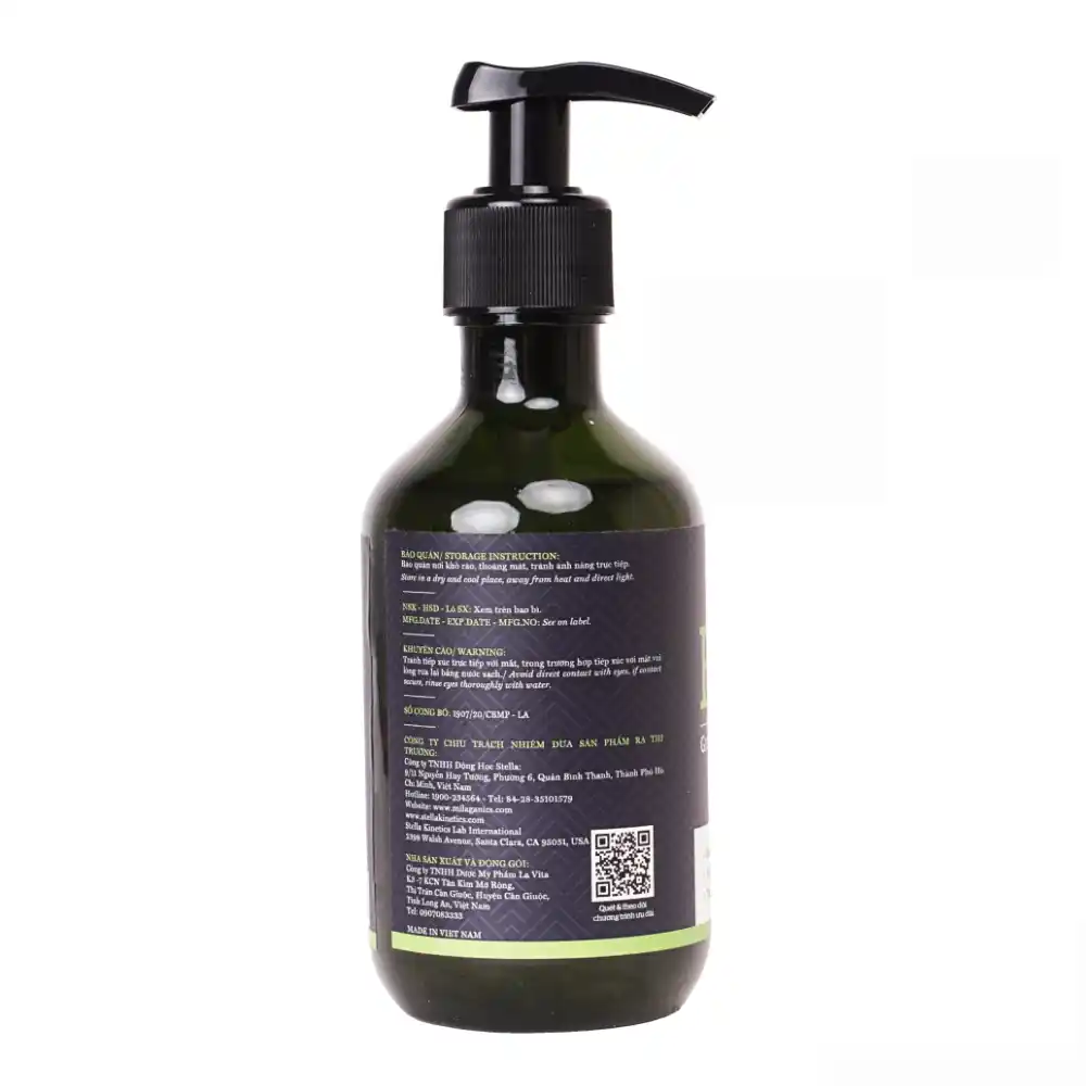 Dầu gội Milaganics tinh dầu Bưởi kích thích mọc tóc 280ml