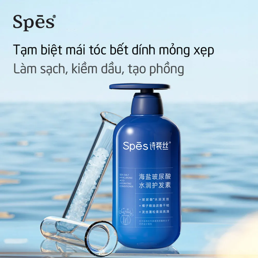 Dầu gội muối biển Spes 480ml
