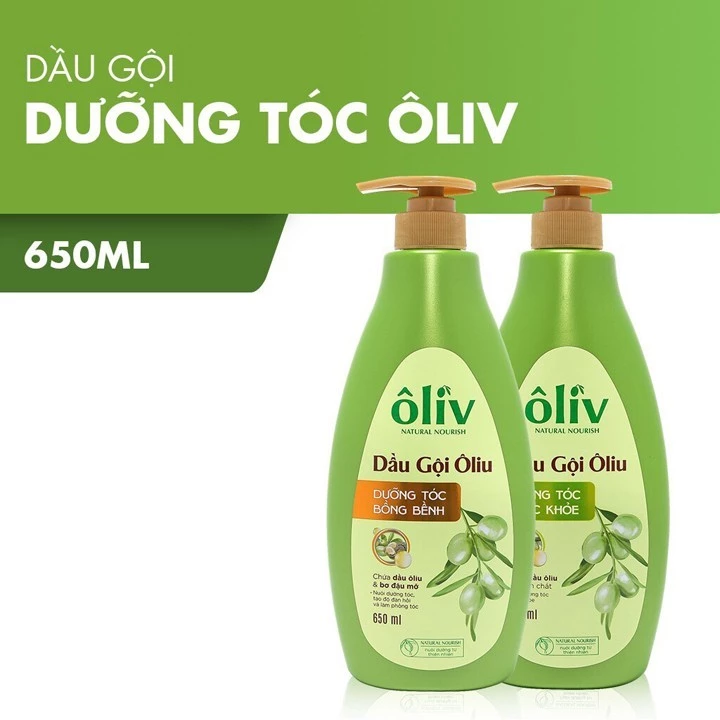 Dầu gội Ôliv Natural Nourish dưỡng tóc bồng bềnh 650ml