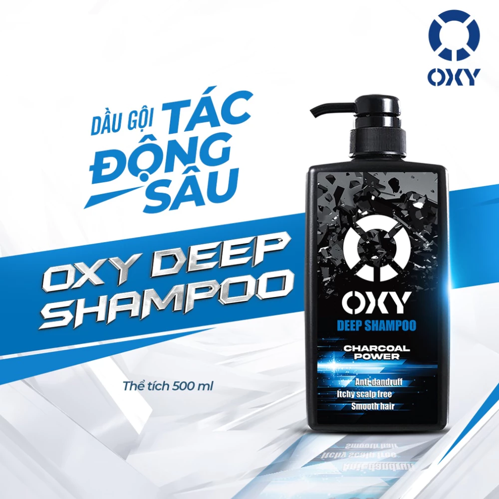 Dầu gội Oxy tác động sâu dành cho nam 500ml