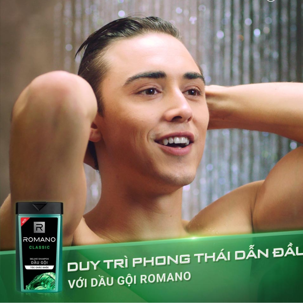 Dầu gội Romano hương nước hoa Gentleman/Classic/Attitude 650g