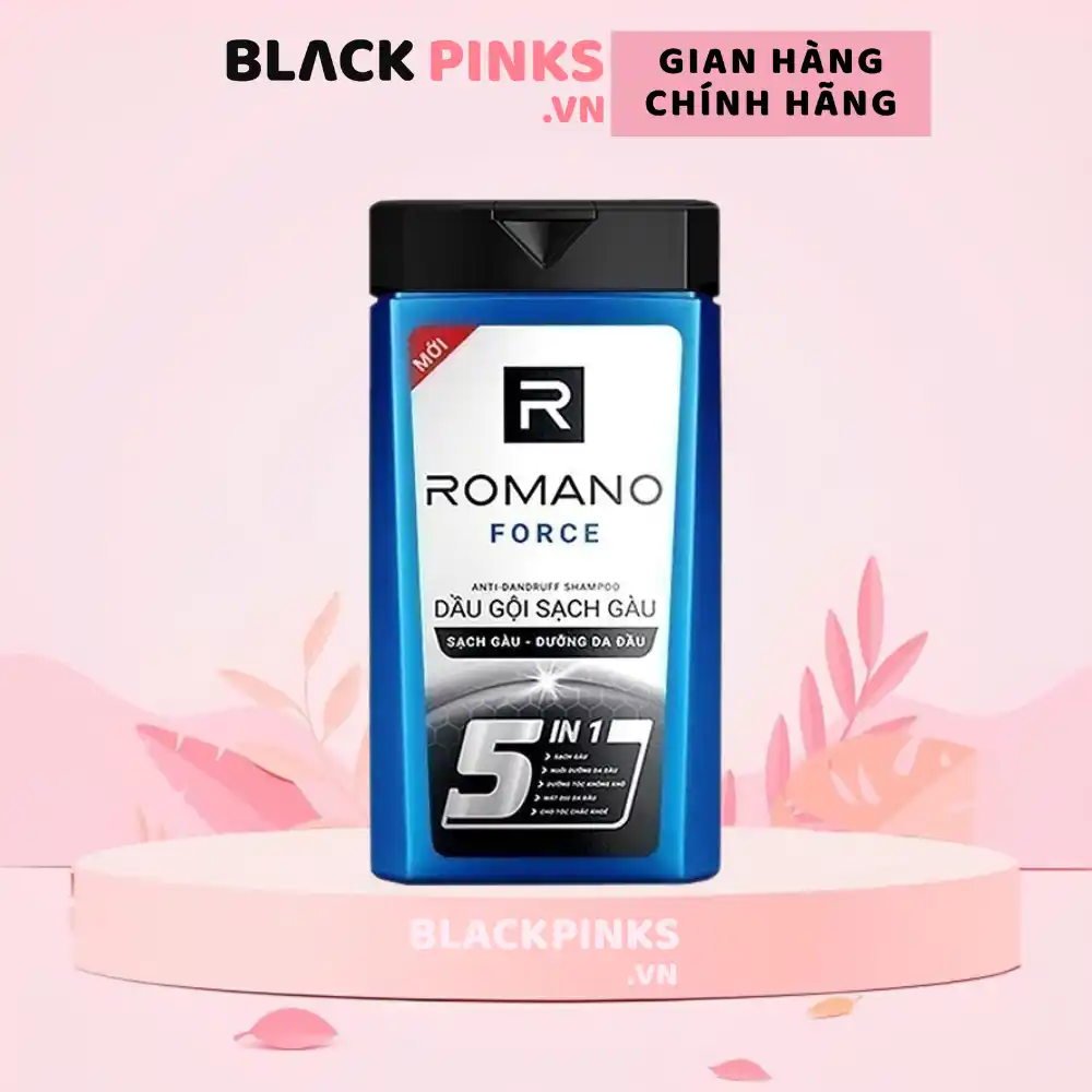 Dầu gội sạch gàu hương nước hoa Romano Classic/Force 180g