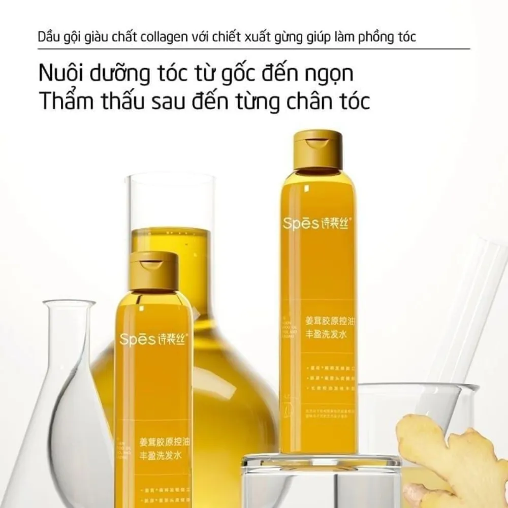 Dầu gội Spes collagen gừng 200ml