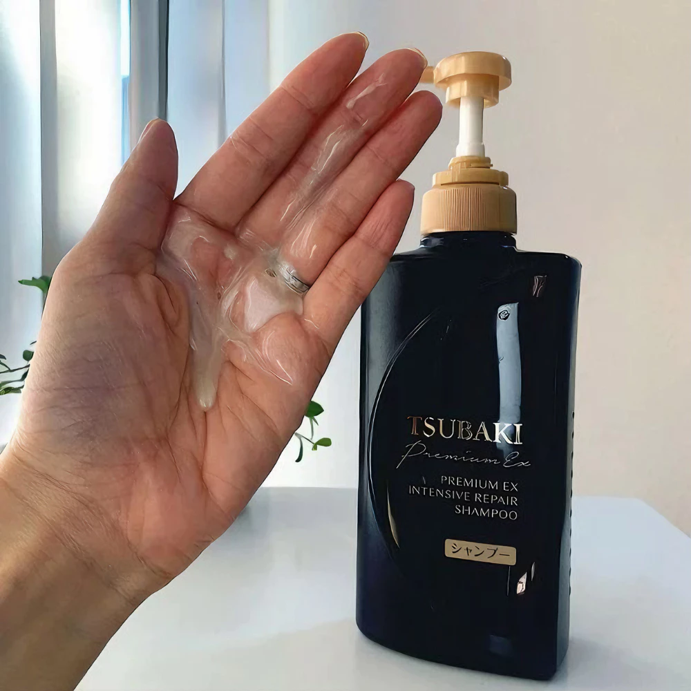 Dầu gội Tsubaki phục hồi hư tổn nặng & giảm gãy rụng 490ml