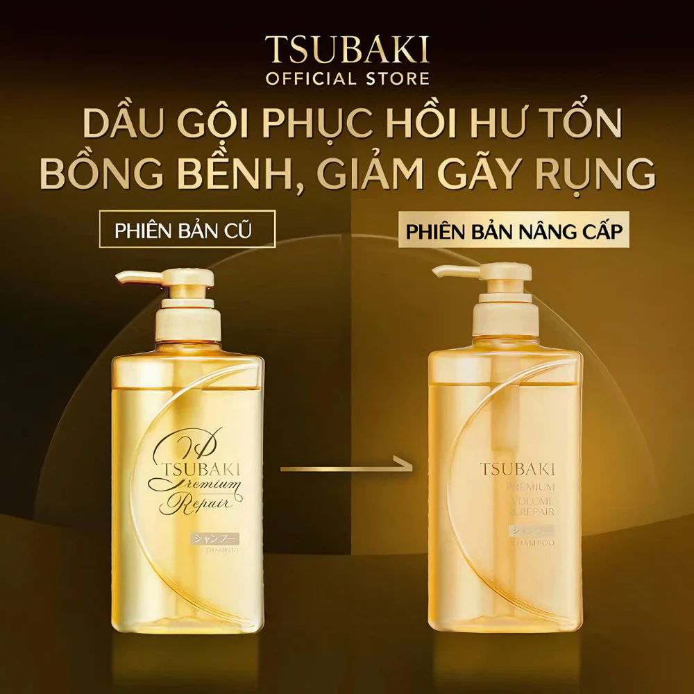 Dầu gội Tsubaki phục hồi ngăn rụng tóc 490ml