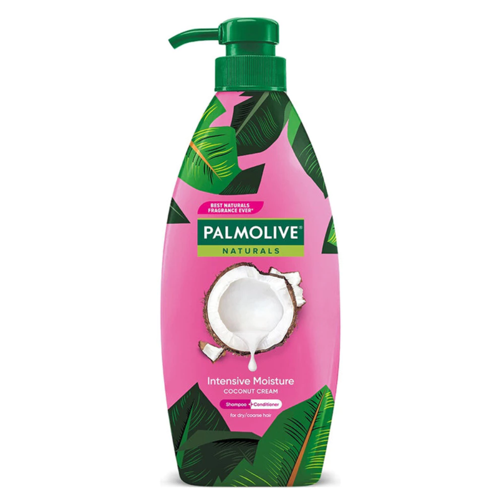 Dầu gội xả 2in1 Palmolive dưỡng ẩm tóc từ sữa dừa 600ml