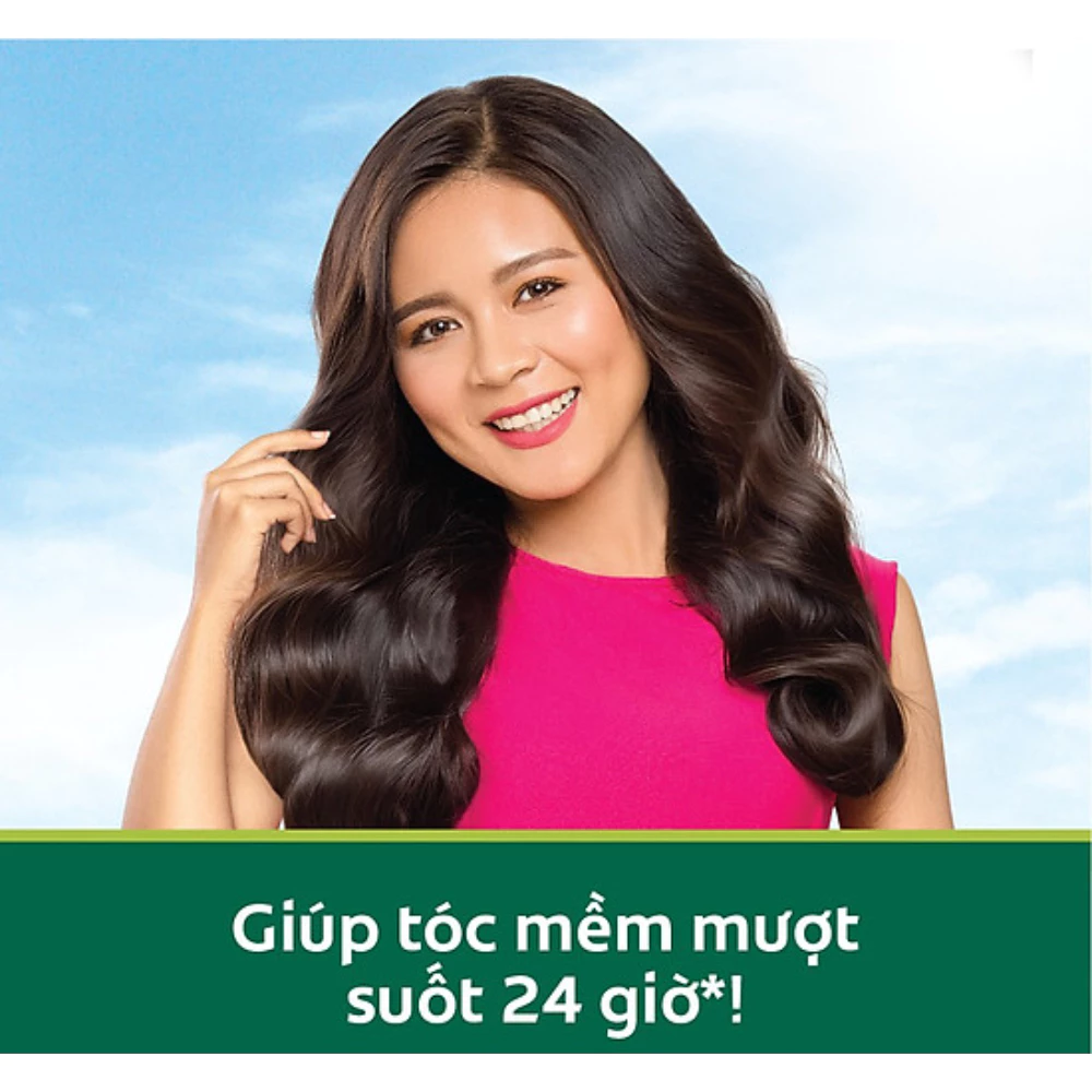 Dầu gội xả 2in1 Palmolive suôn mượt từ dầu olive và keratin 600ml