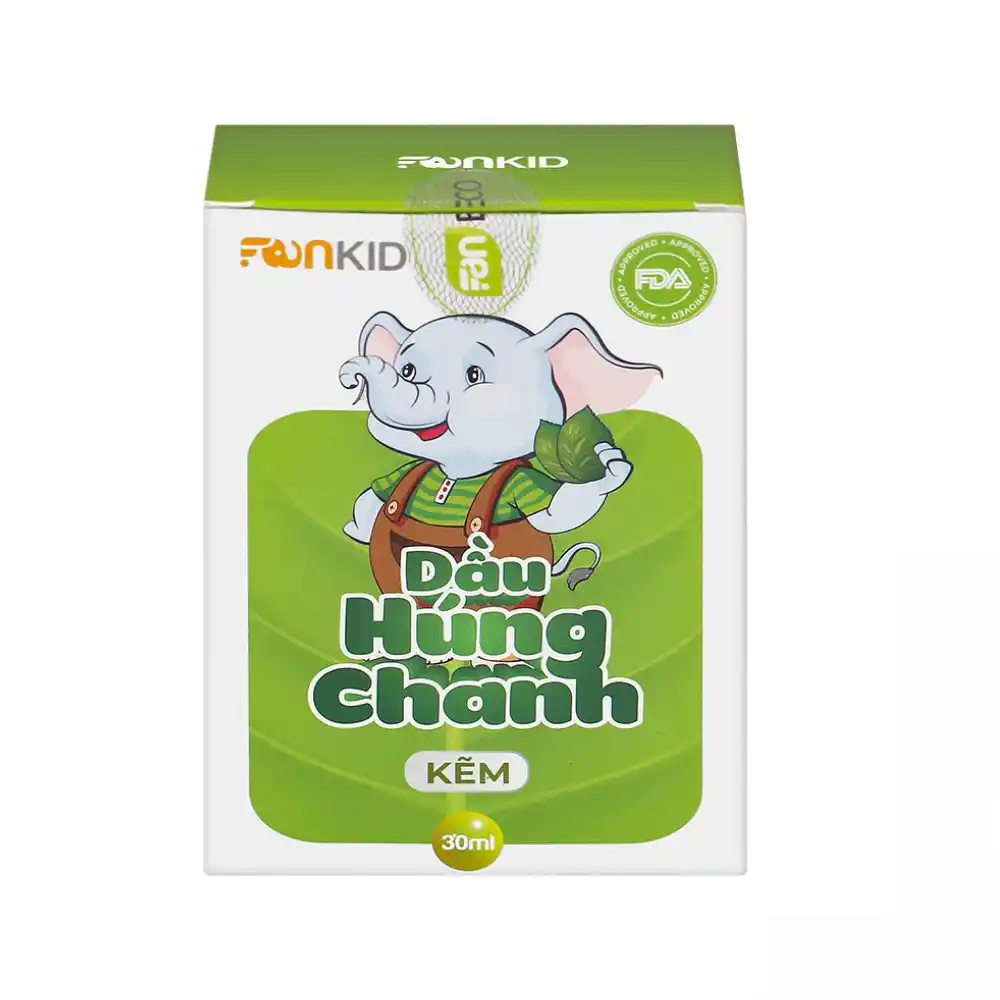 Dầu Húng Chanh kẽm Fankid tăng sức đề kháng 30ml (từ 0 tháng)