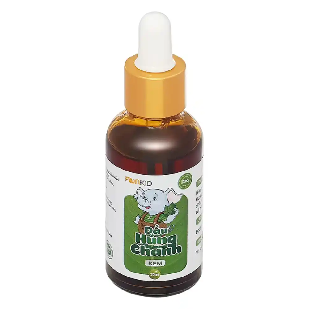 Dầu Húng Chanh kẽm Fankid tăng sức đề kháng 30ml (từ 0 tháng)