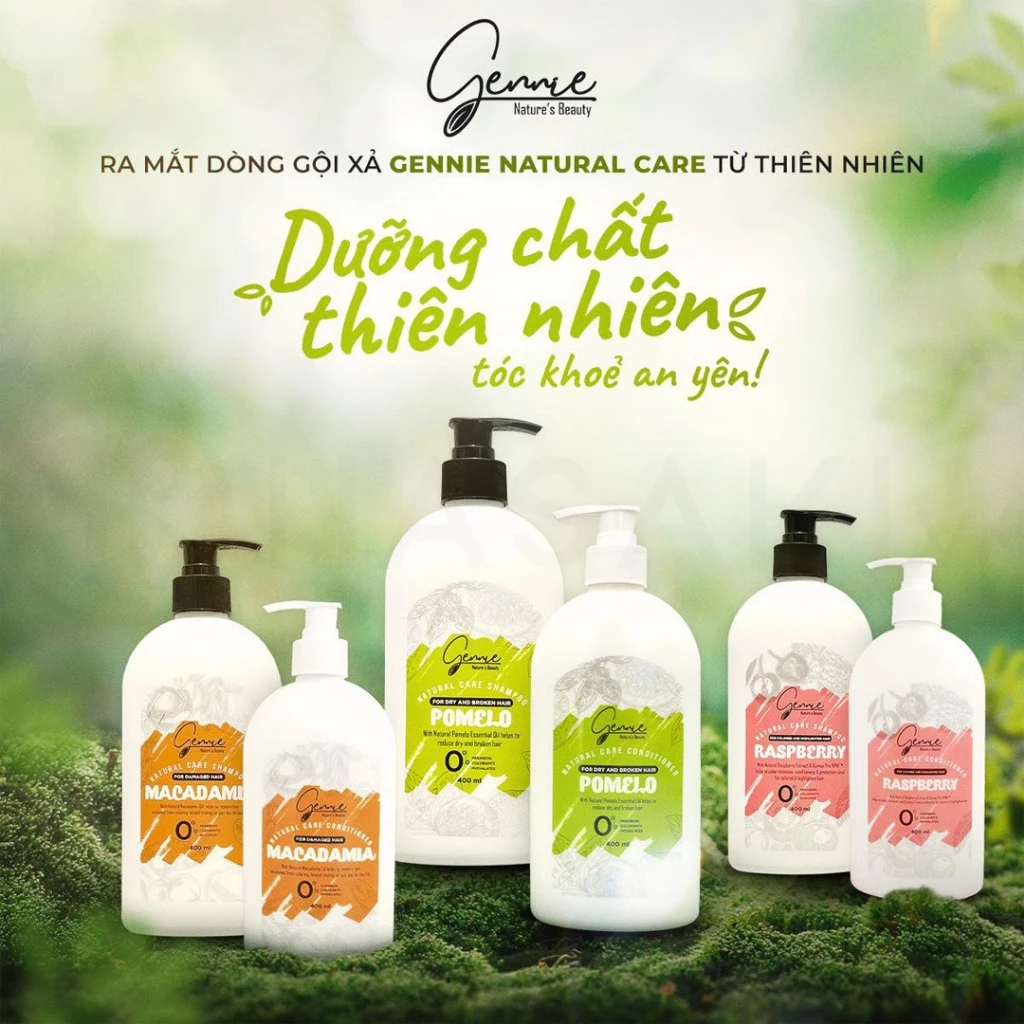 Dầu xả Gennie Macadamia phục hồi hư tổn 400ml