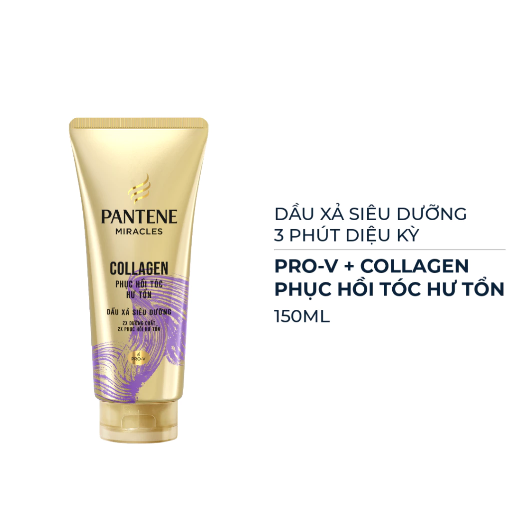 Dầu xả Pantene 3 phút diệu kỳ phục hồi tóc hư tổn 150ml/300ml