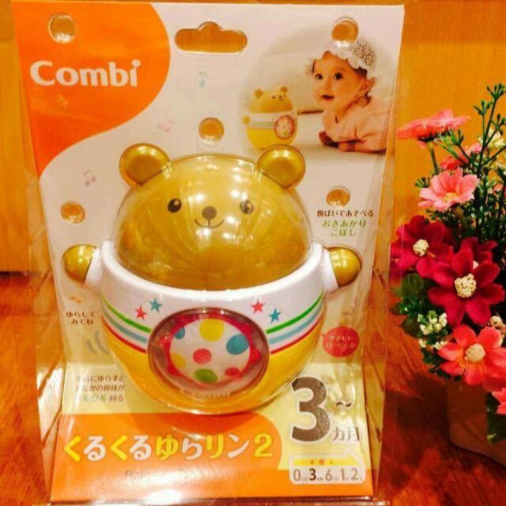 Đồ chơi lật gấu 2 Combi