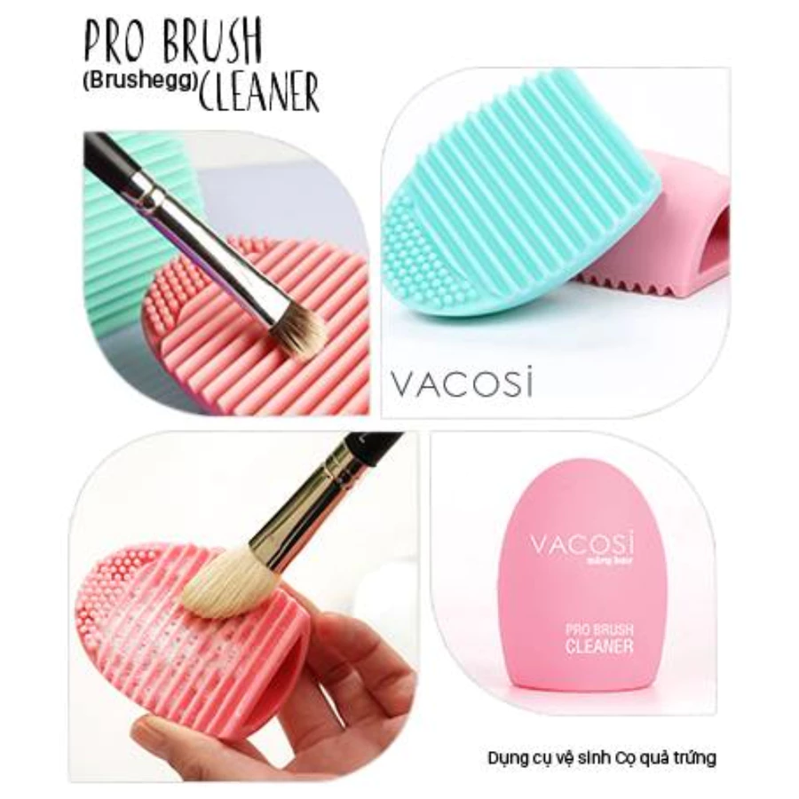 Dụng cụ rửa cọ Vacosi Brushegg RC01 (màu ngẫu nhiên)