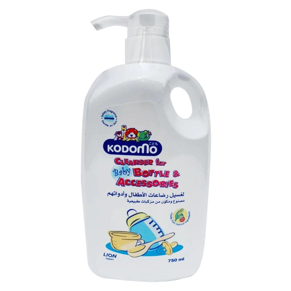 Dung dịch làm sạch đồ dùng cho bé Kodomo túi 700ml/chai 750ml không mùi