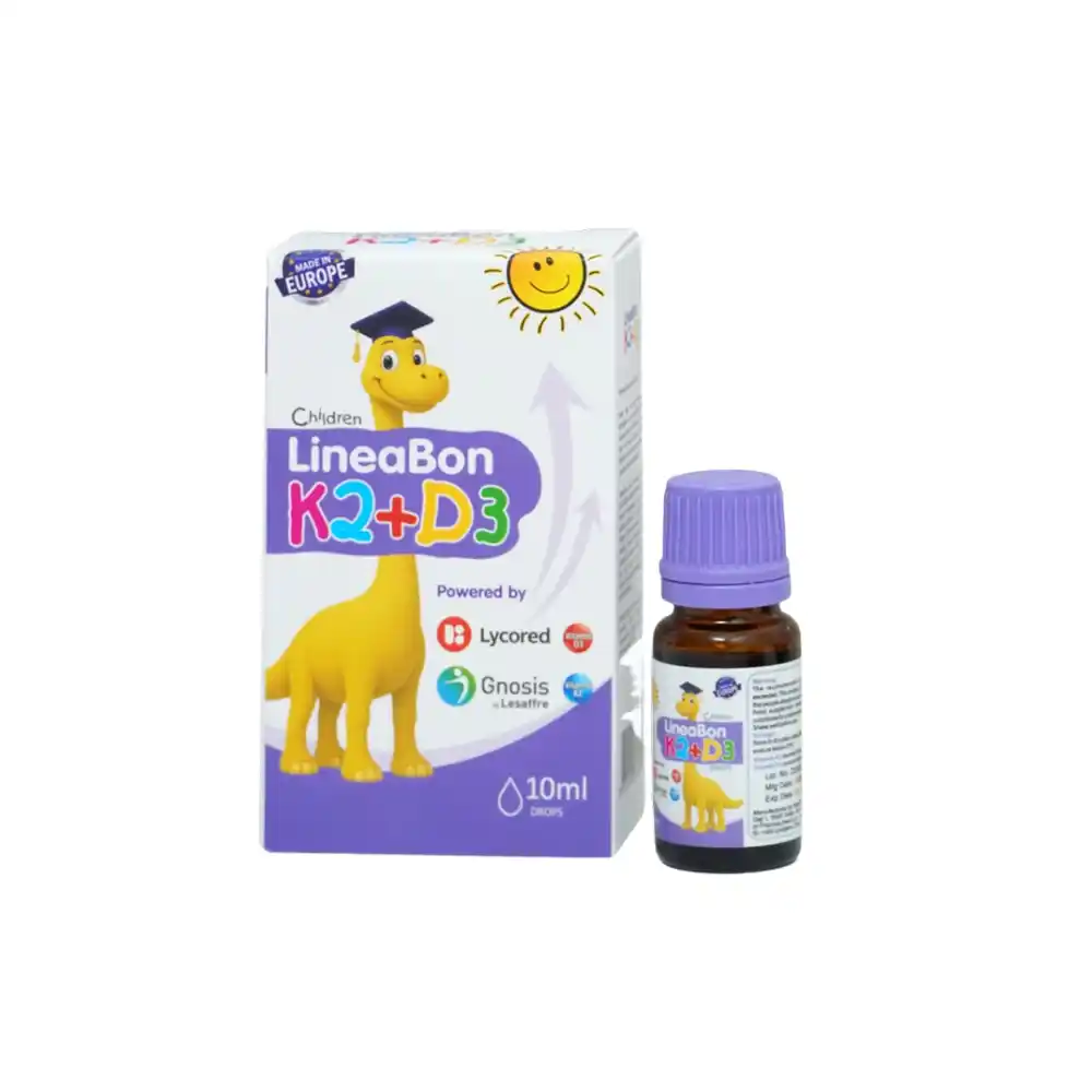 Dung dịch LineaBon K2 + D3 giúp bé ngủ ngon, tăng trưởng chiều cao chai 10ml