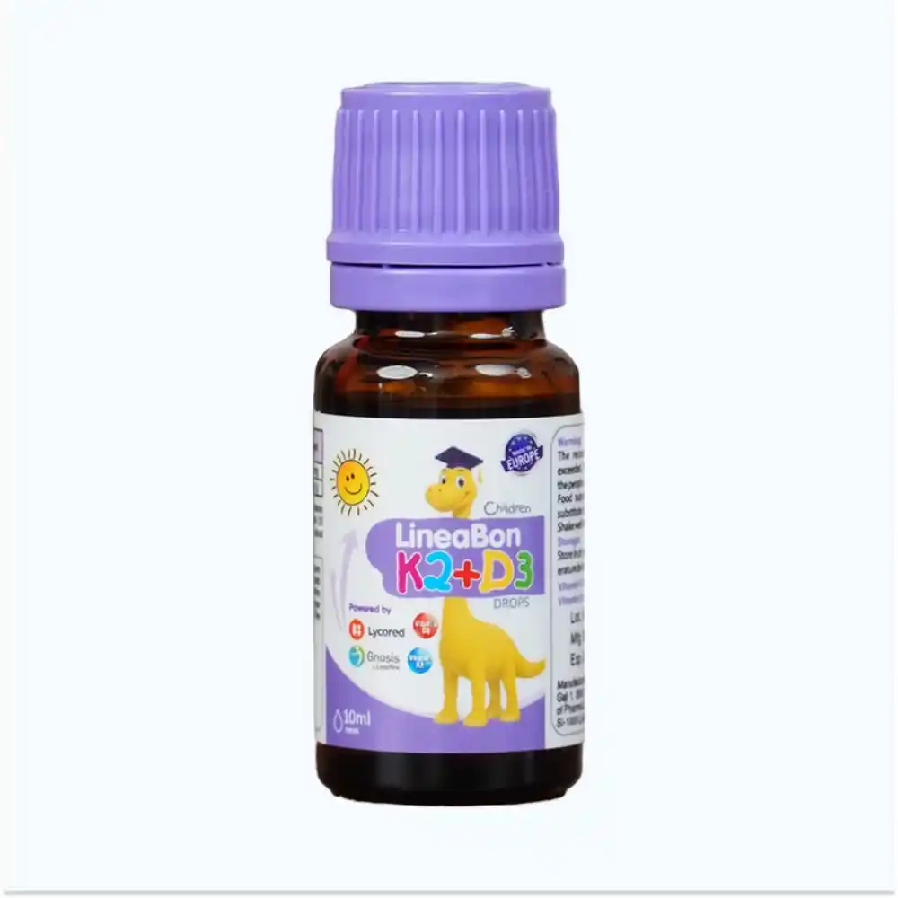 Dung dịch LineaBon K2 + D3 giúp bé ngủ ngon, tăng trưởng chiều cao chai 10ml