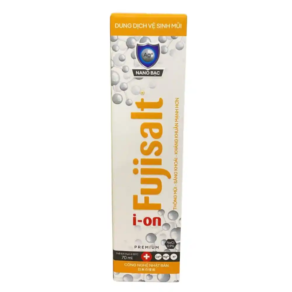 Dung dịch vệ sinh mũi Fujisalt Nano bạc 70ml