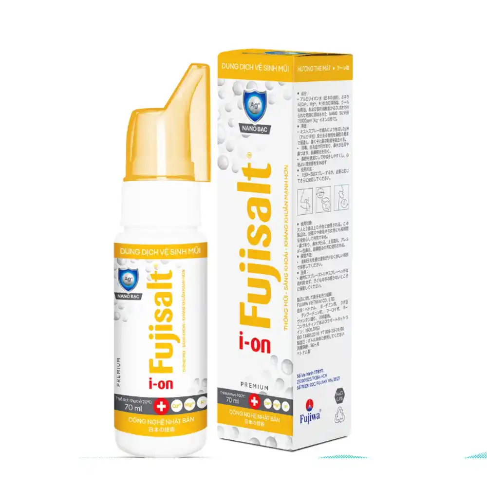 Dung dịch vệ sinh mũi Fujisalt Nano bạc 70ml