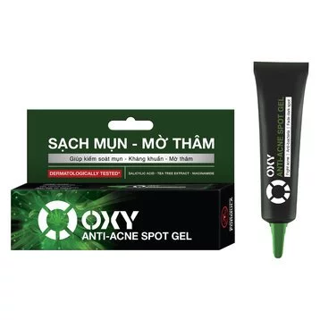 Gel chấm mụn Oxy hỗ trợ sạch mụn, mờ thâm 10g