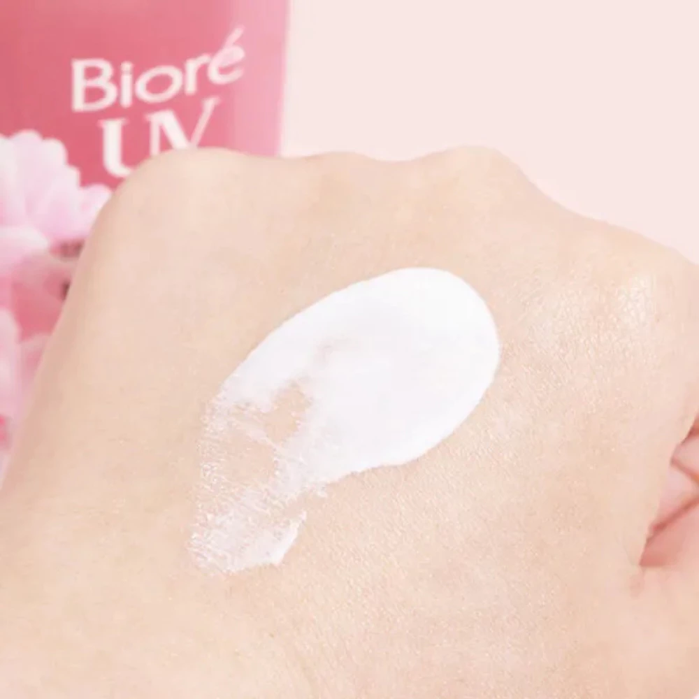 Gel chống nắng Bioré màng nước dưỡng ẩm hương hoa mẫu đơn 90ml
