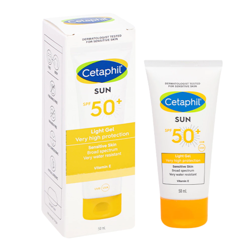 Gel chống nắng Cetaphil dịu lành cho da nhạy cảm 50ml
