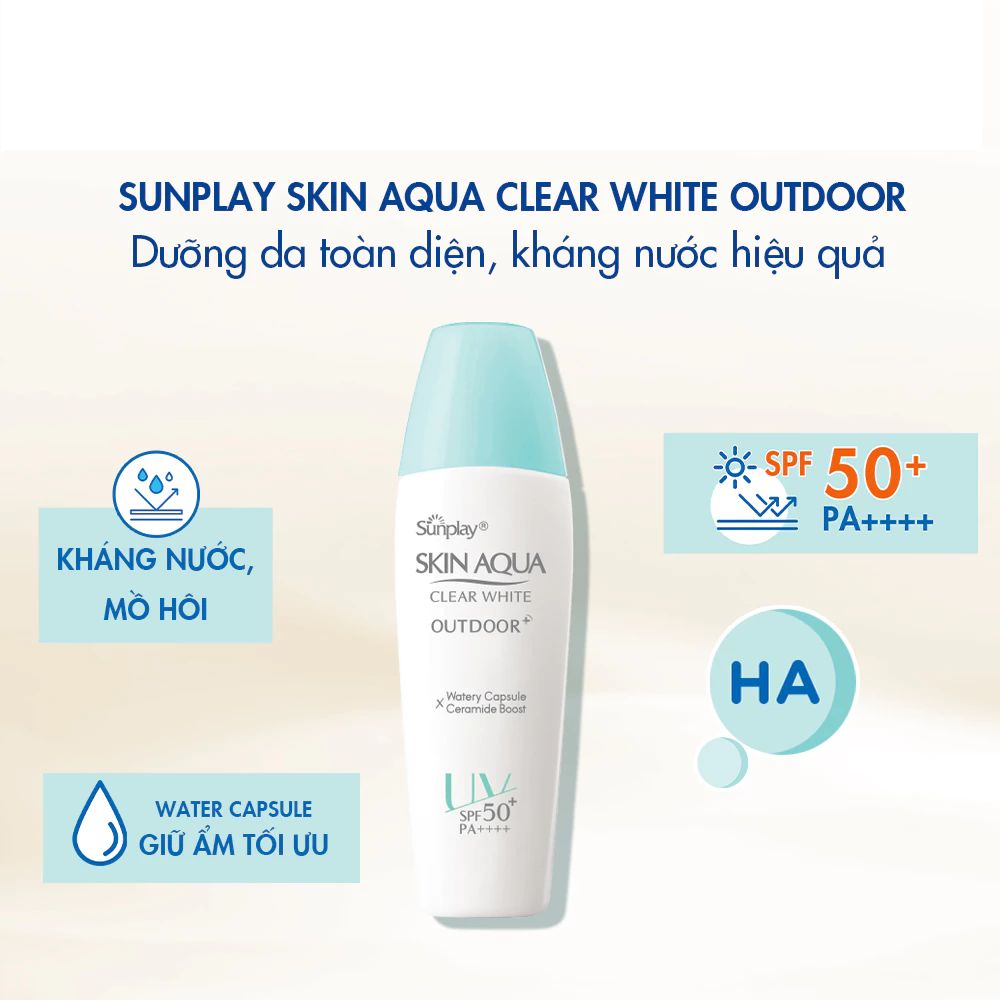 Gel chống nắng Sunplay dưỡng da khi vận động mạnh 30g