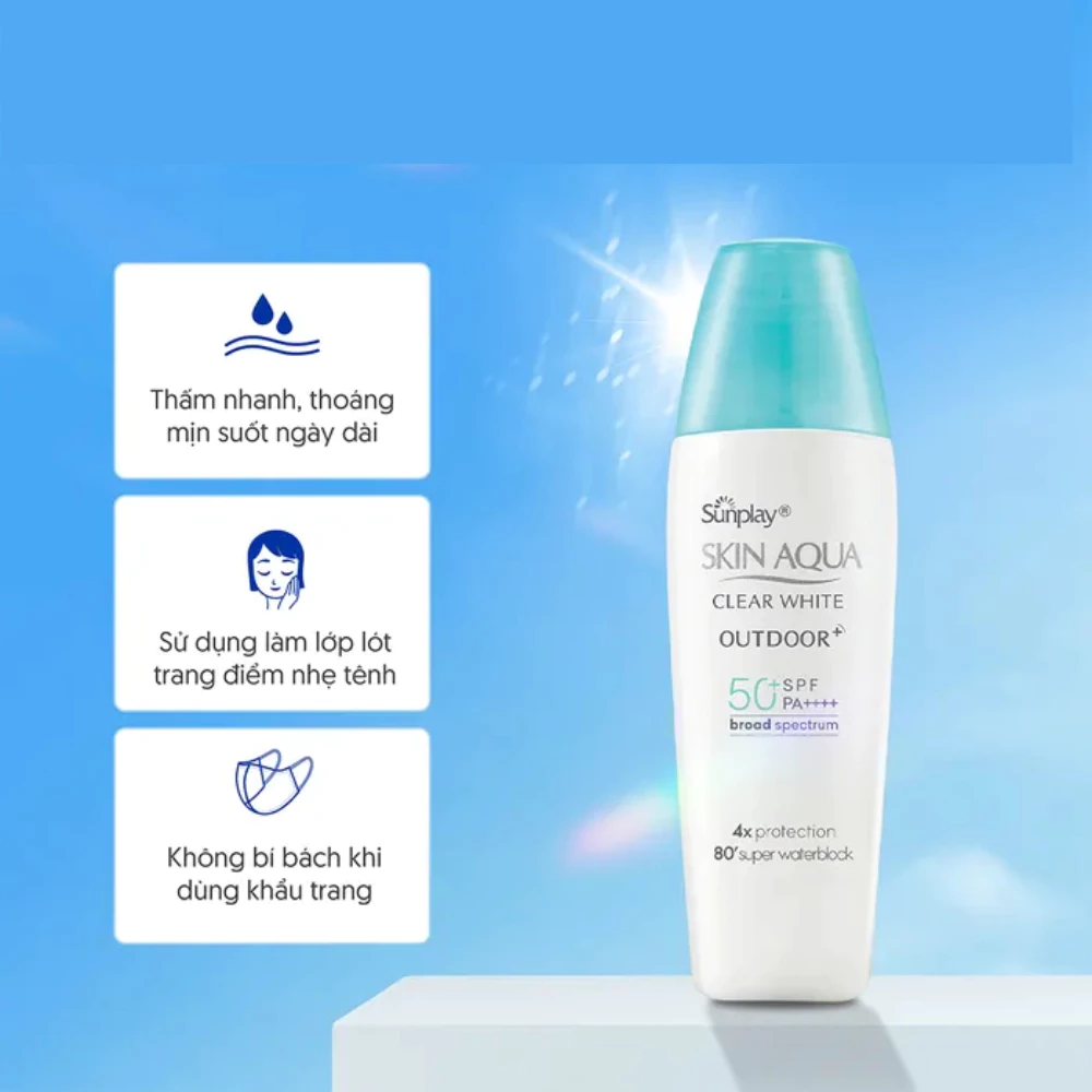 Gel chống nắng Sunplay dưỡng da khi vận động mạnh 30g