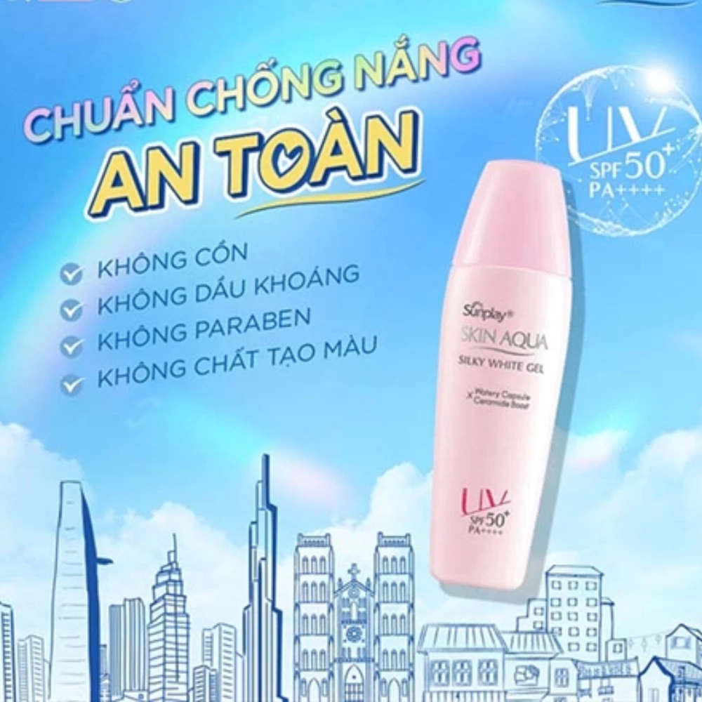 Gel chống nắng Sunplay dưỡng da sáng mịn 30g/70g