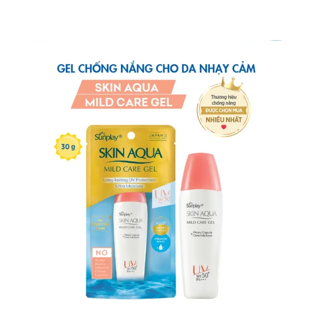 Gel chống nắng Sunplay Skin Aqua cho da nhạy cảm 25g
