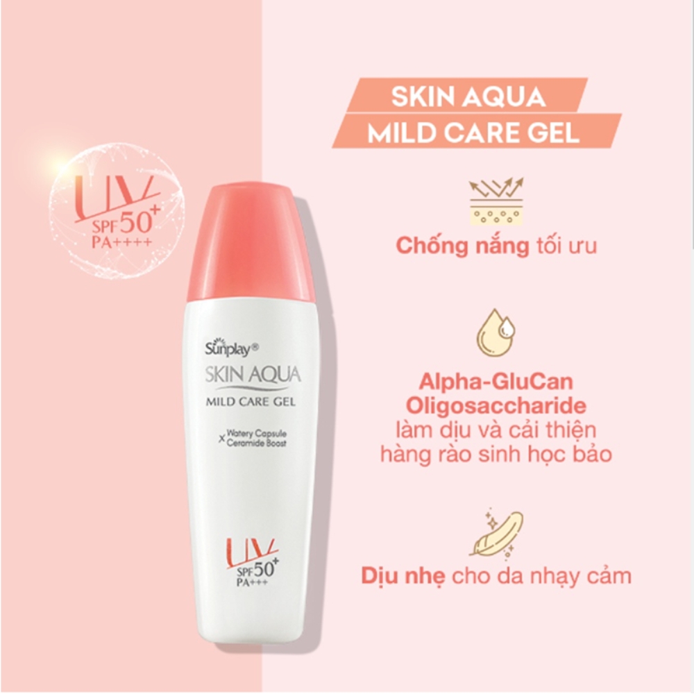 Gel chống nắng Sunplay Skin Aqua cho da nhạy cảm 25g