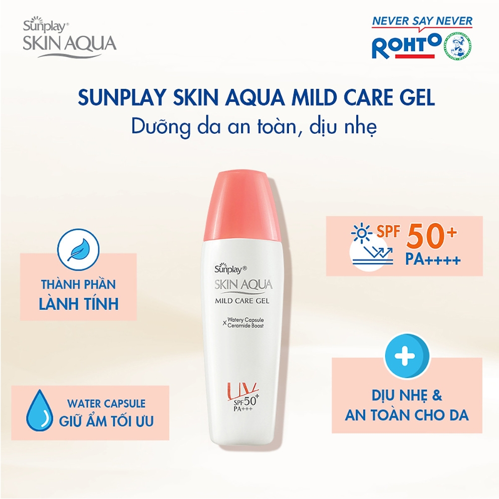 Gel chống nắng Sunplay Skin Aqua cho da nhạy cảm 25g