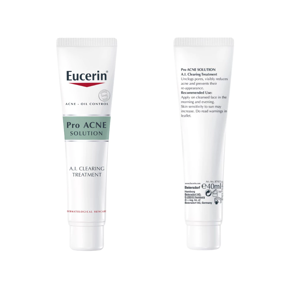 Gel giảm mụn Eucerin dành cho mụn viêm & không viêm 40ml