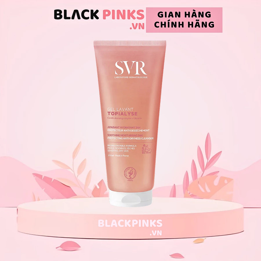 Gel rửa mặt SVR không xà phòng cho da khô, nhạy cảm 55ml/200ml