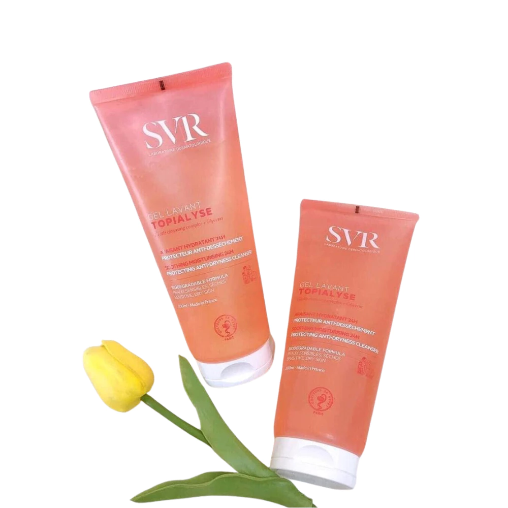 Gel rửa mặt SVR không xà phòng cho da khô, nhạy cảm 55ml/200ml