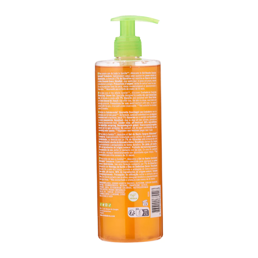 Gel tắm Evoluderm chiết xuất Surgras 500ml