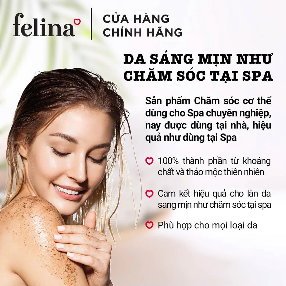 Gel tẩy tế bào chết Felina chiết xuất quả bơ 300ml