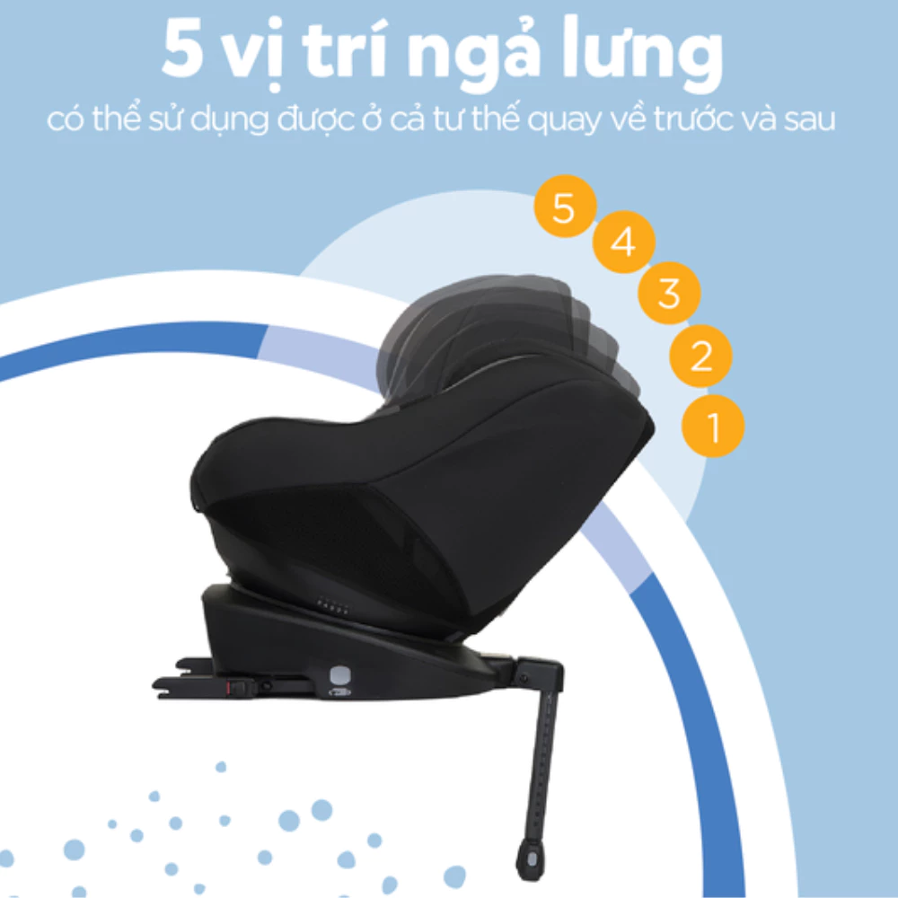 Ghế ngồi ô tô trẻ em Joie Spin 360 Ember