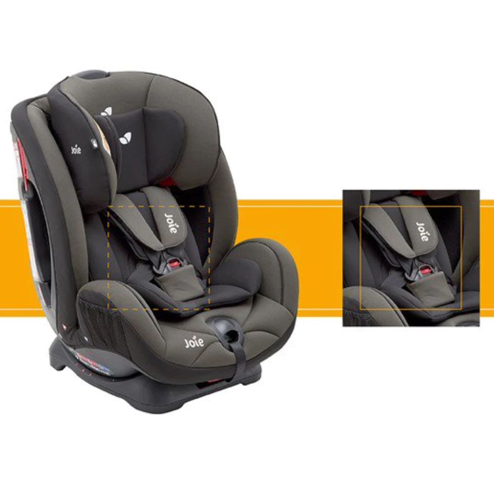 Ghế ngồi ô tô trẻ em Joie Stages Coal /Gray Flannel