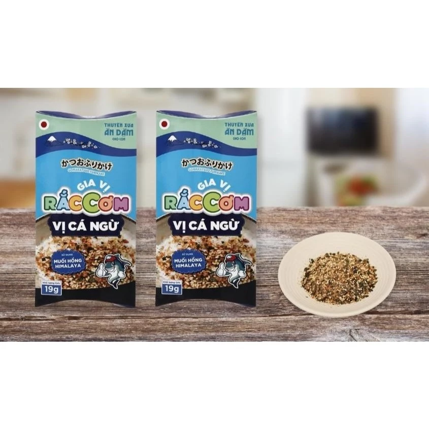 Gia vị rắc cơm Thuyền Xưa nhiều vị 19gr dành cho bé từ 12 tháng tuổi
