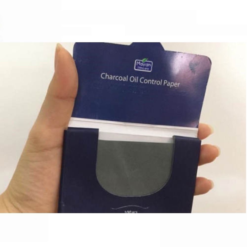 Giấy thấm dầu Mayan than hoạt tính (100 tờ/gói)