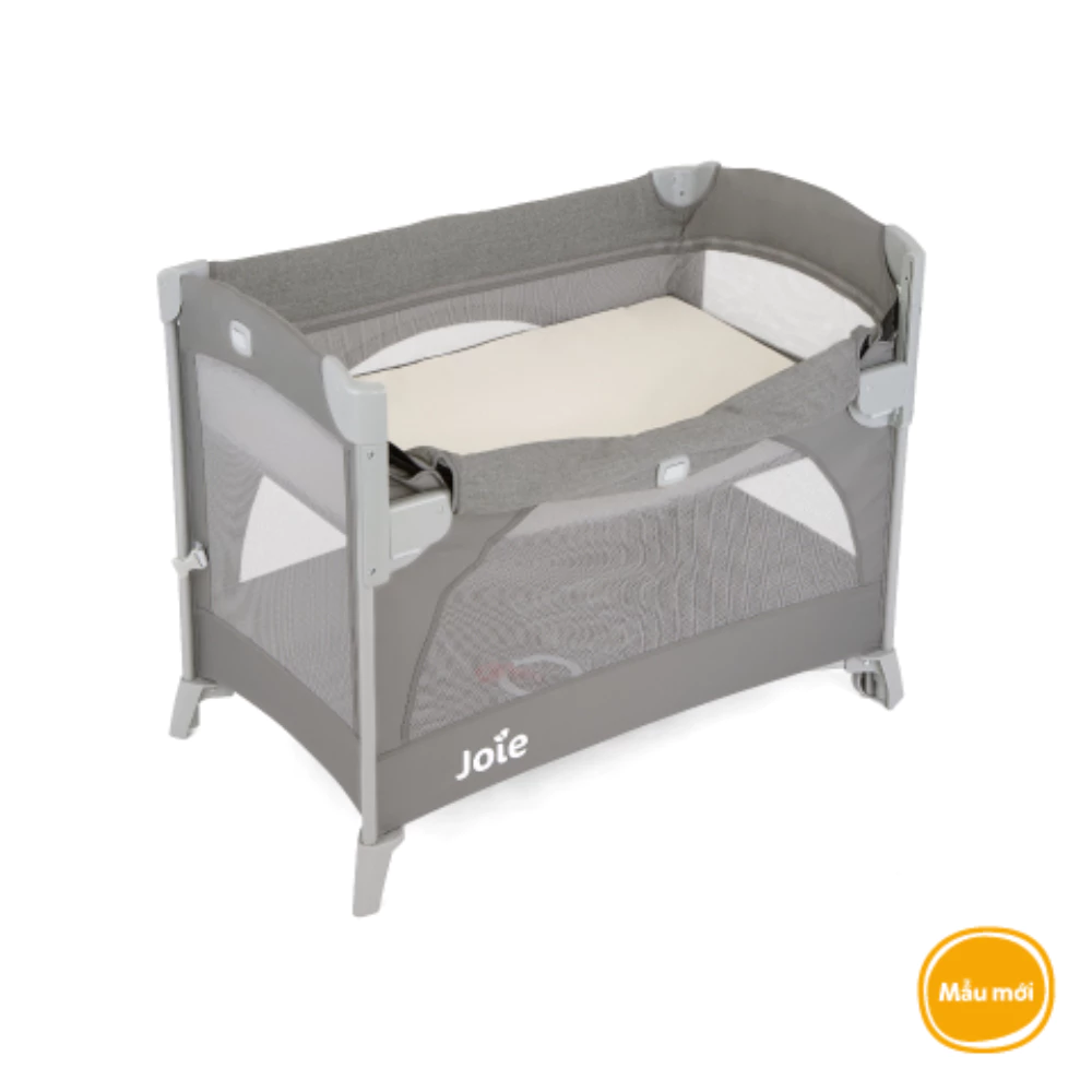 Giường cũi trẻ em Joie Kubbie Sleep Foggy Gray