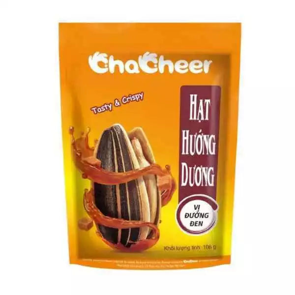 Hạt hướng dương vị đường đen Chacheer gói 108g