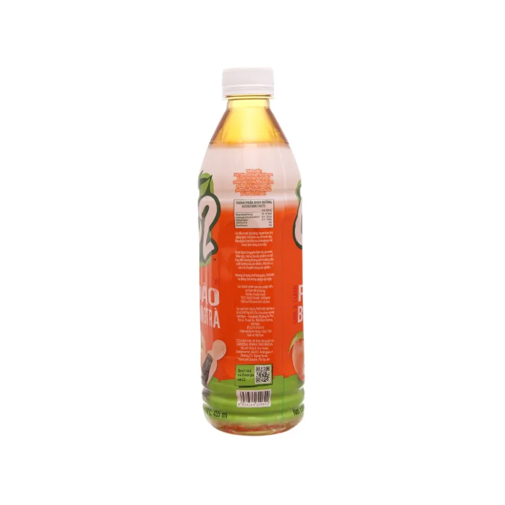 Hồng trà C2 vị đào chai 455ml