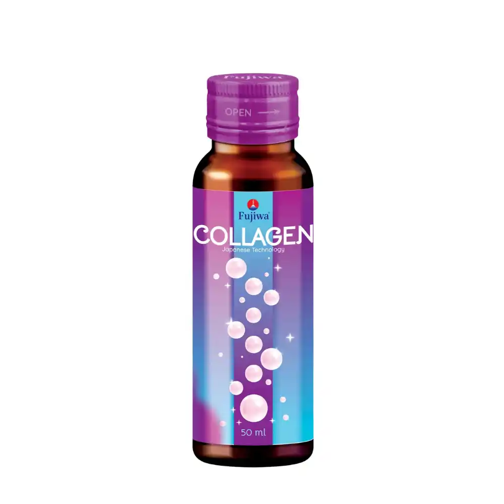 Hộp 10 chai nước uống hỗ trợ làm đẹp và chăm sóc da Fujiwa Collagen 50ml