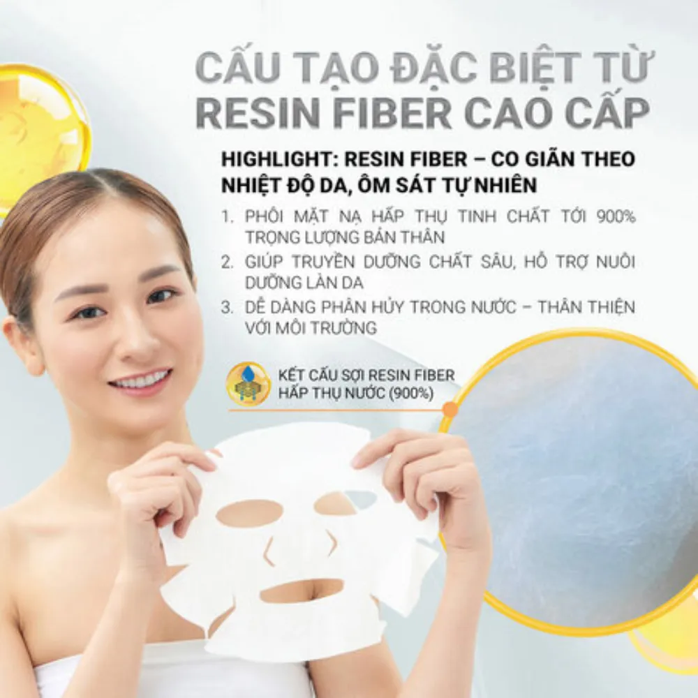 Hộp 10 gói mặt nạ Keyshu nâng cơ 30ml